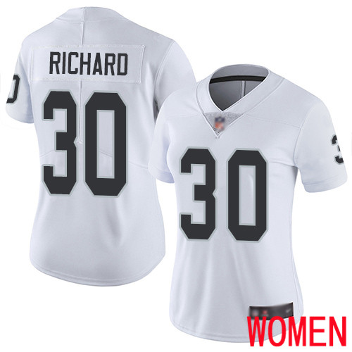 Oakland Raiders Limited White Women Jalen Richard Road Jersey NFL Football #30 Vapor Untouchable Jersey